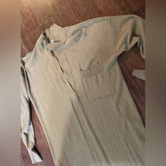 By Together Cashmere Blend Sweater Dress - Taupe - Medium - Picture 2 of 7